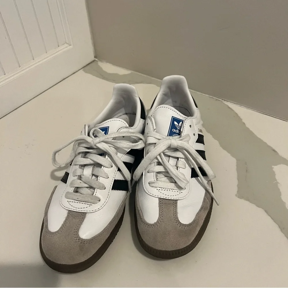 Adidas Samba OG White Black – Classic Leather – Women’s [7.5] – Retro Sneaker